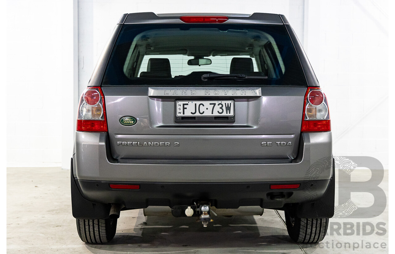 8/2007 Land Rover Freelander 2 SE TD4 (4x4) LF 4d Wagon Stornoway Grey Metallic Turbo Diesel 2.2L