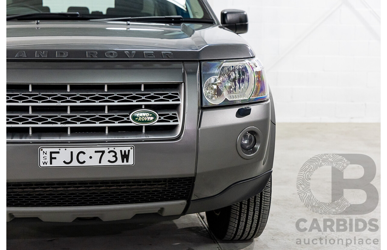 8/2007 Land Rover Freelander 2 SE TD4 (4x4) LF 4d Wagon Stornoway Grey Metallic Turbo Diesel 2.2L