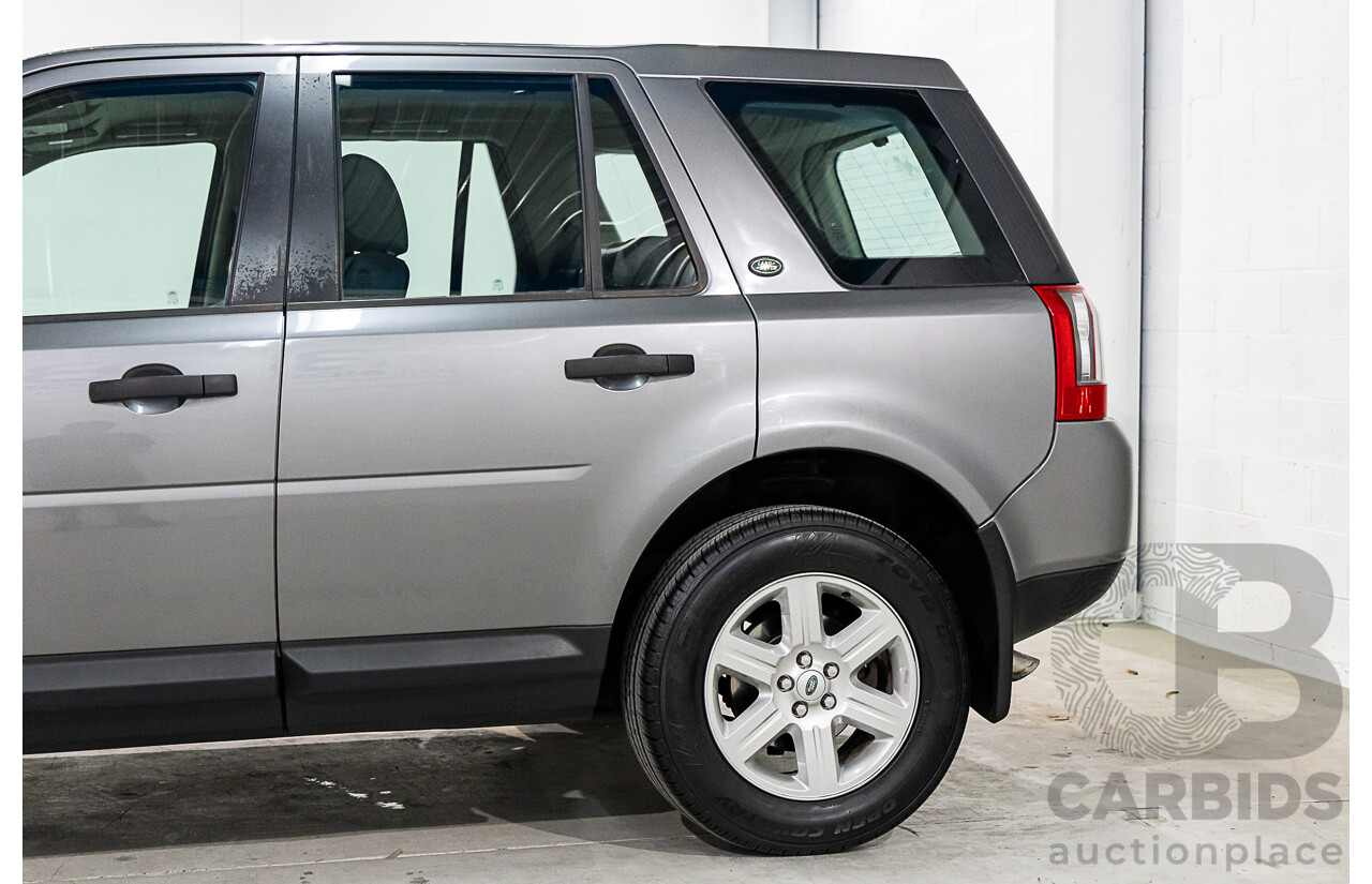 8/2007 Land Rover Freelander 2 SE TD4 (4x4) LF 4d Wagon Stornoway Grey Metallic Turbo Diesel 2.2L