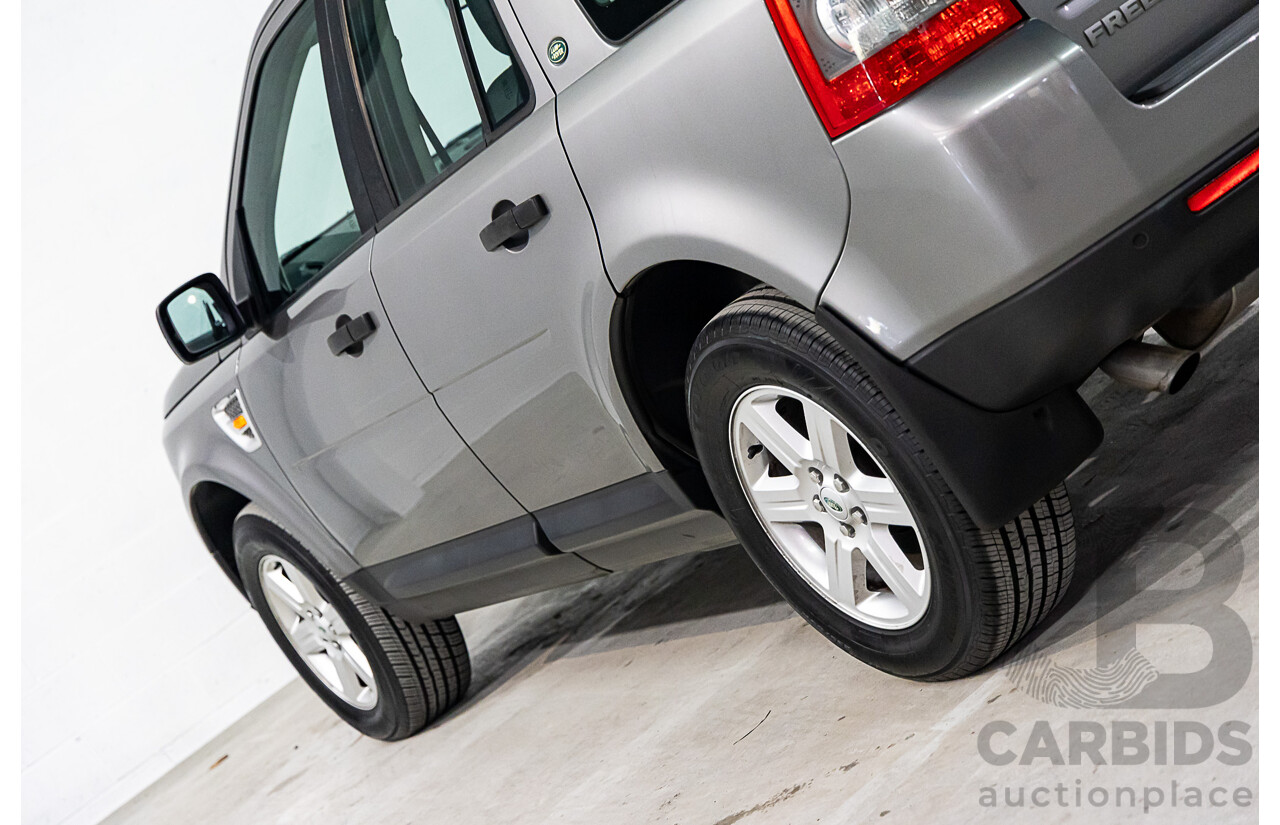 8/2007 Land Rover Freelander 2 SE TD4 (4x4) LF 4d Wagon Stornoway Grey Metallic Turbo Diesel 2.2L