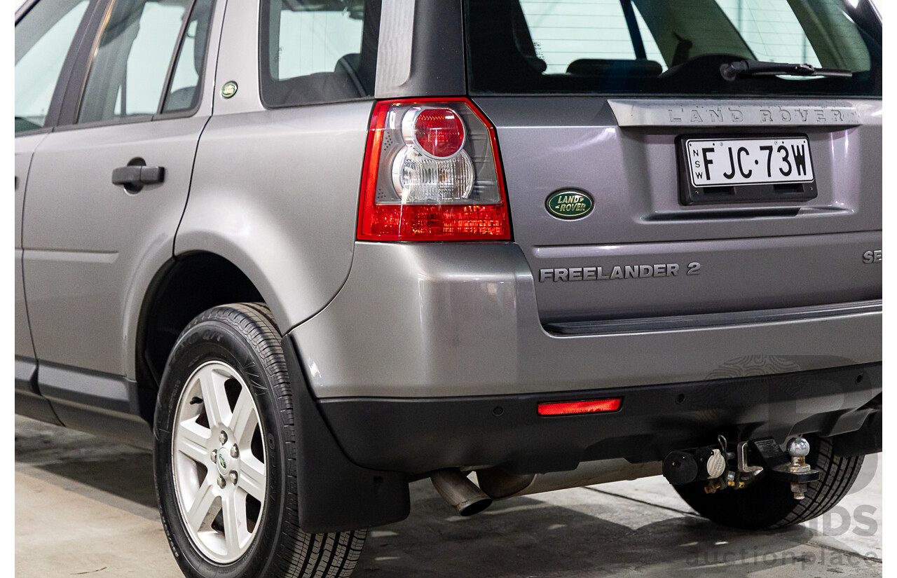 8/2007 Land Rover Freelander 2 SE TD4 (4x4) LF 4d Wagon Stornoway Grey Metallic Turbo Diesel 2.2L