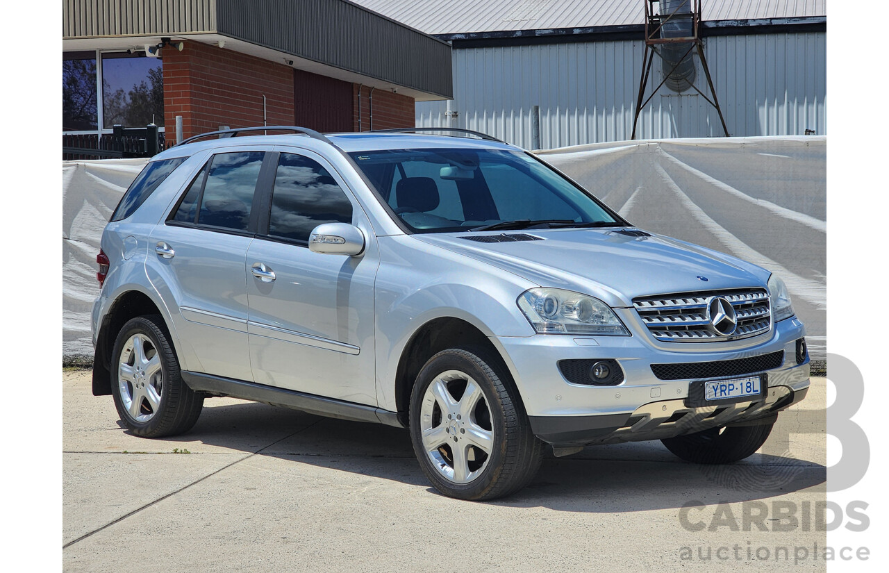 8/2007 Mercedes-Benz ML 320 CDI Luxury (4x4) W164 07 UPGRADE 4d Wagon Silver 3.0L