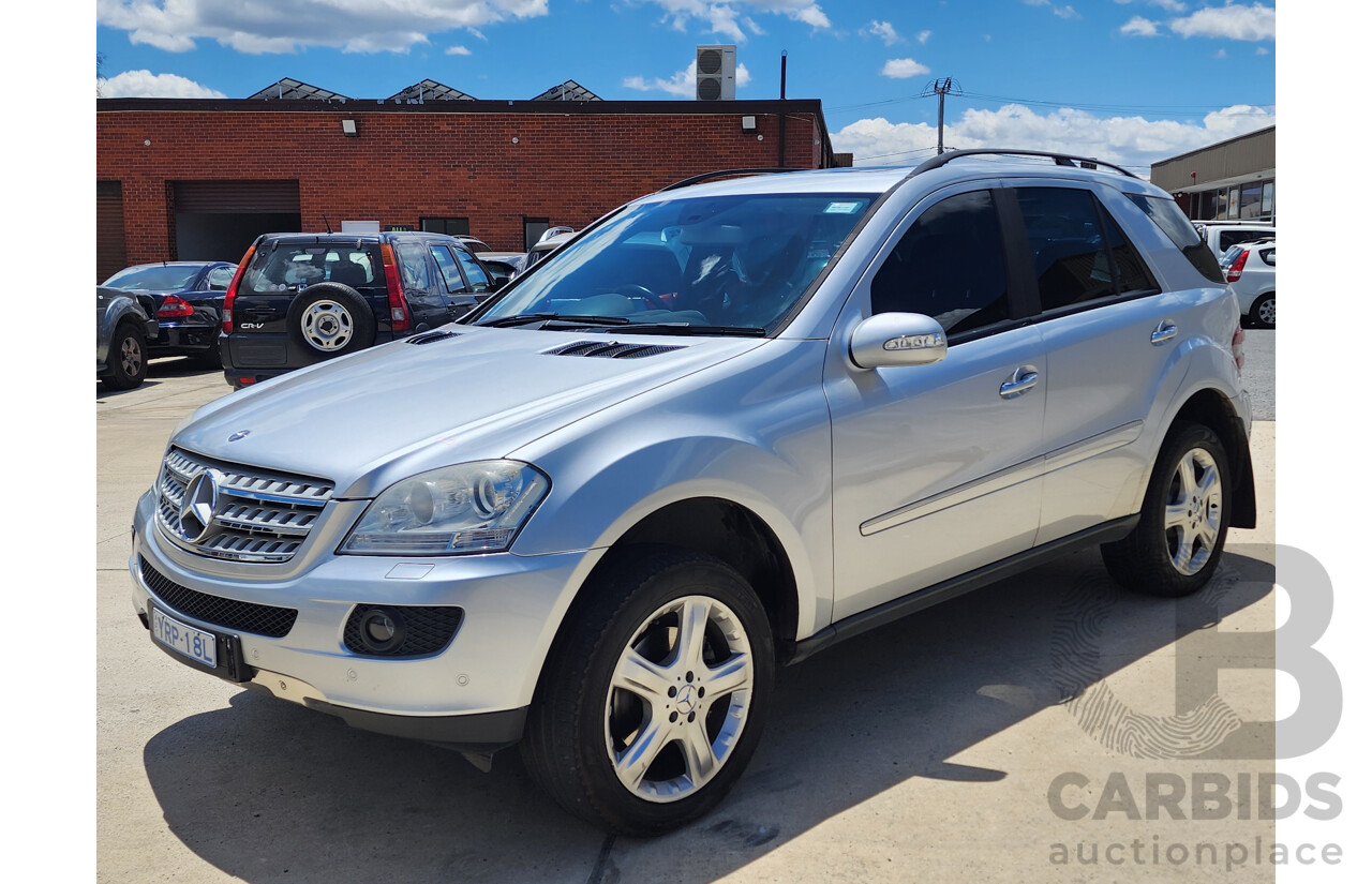 8/2007 Mercedes-Benz ML 320 CDI Luxury (4x4) W164 07 UPGRADE 4d Wagon Silver 3.0L