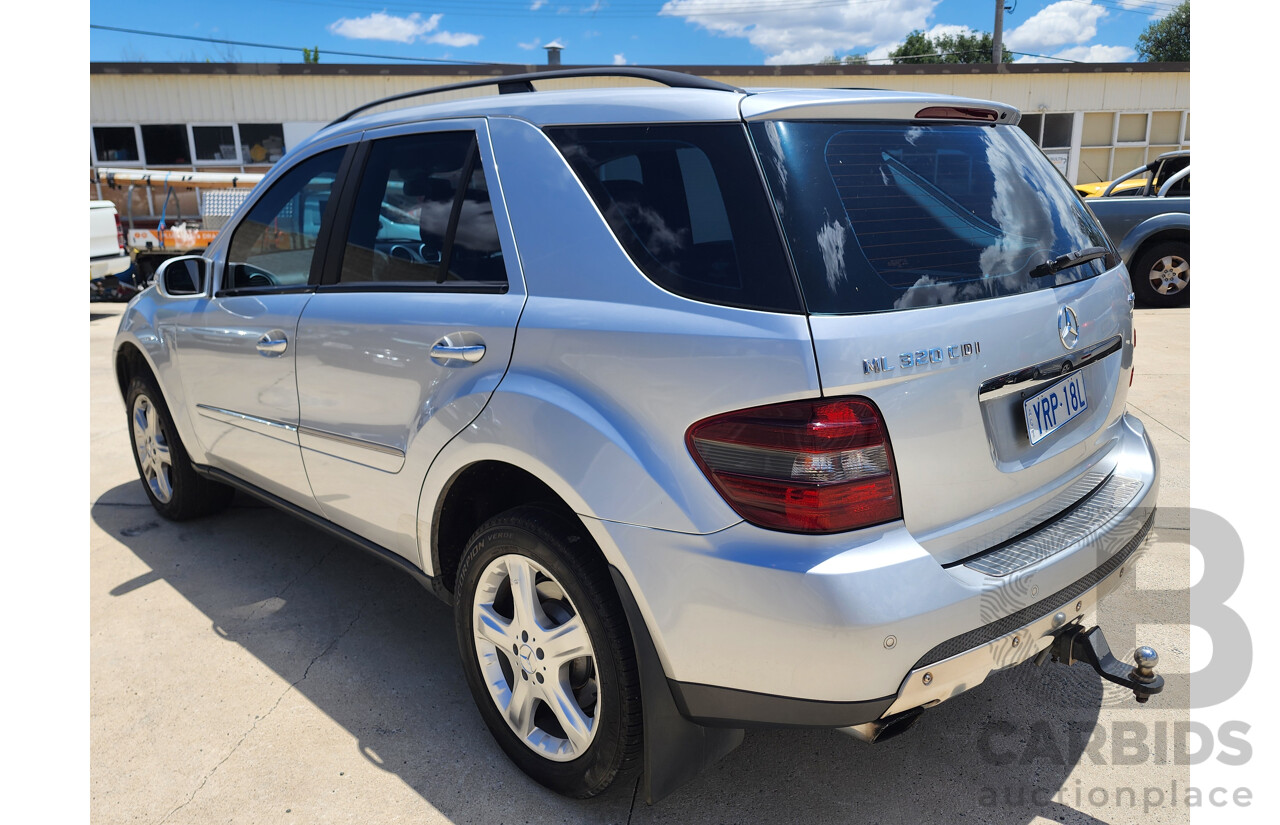 8/2007 Mercedes-Benz ML 320 CDI Luxury (4x4) W164 07 UPGRADE 4d Wagon Silver 3.0L