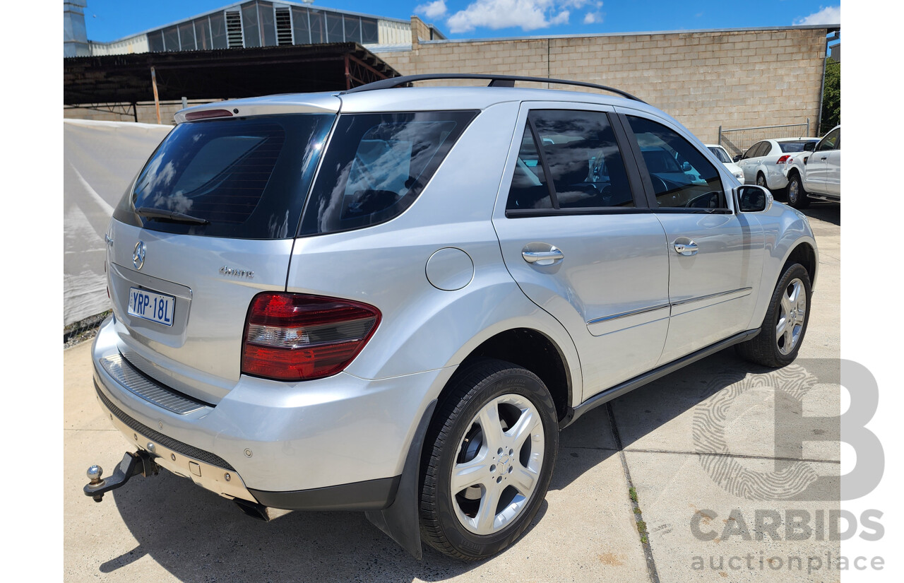 8/2007 Mercedes-Benz ML 320 CDI Luxury (4x4) W164 07 UPGRADE 4d Wagon Silver 3.0L