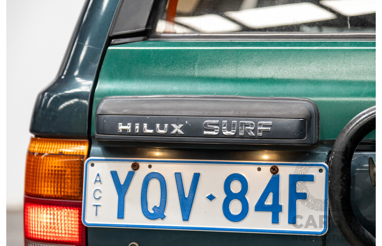 1994 Toyota Hilux Surf SSR-X Limited Wide Body (4x4) 4d Green 3.0L Turbo Diesel - Imported 08/2000