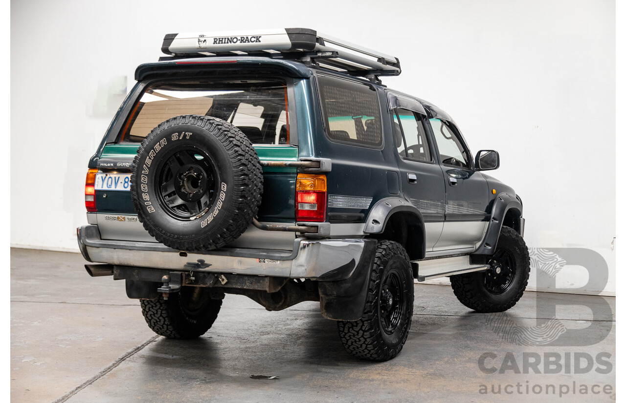 1994 Toyota Hilux Surf SSR-X Limited Wide Body (4x4) 4d Green 3.0L Turbo Diesel - Imported 08/2000