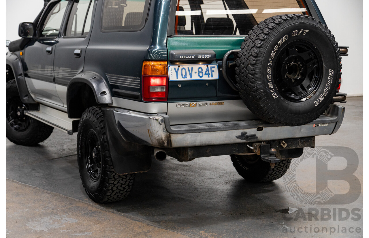 1994 Toyota Hilux Surf SSR-X Limited Wide Body (4x4) 4d Green 3.0L Turbo Diesel - Imported 08/2000