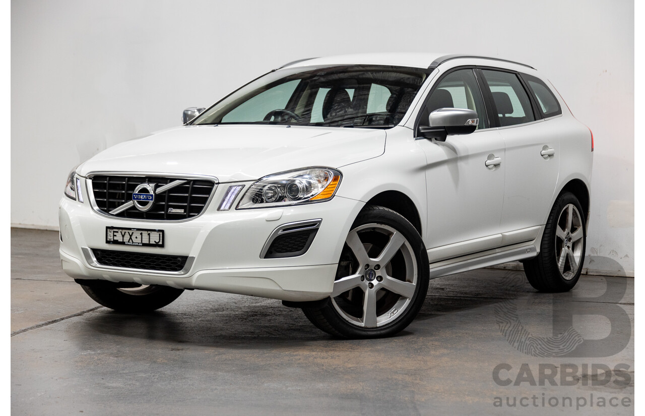 7/2013 Volvo XC60 T6 R-Design DZ MY13 4d Wagon Ice White 3.0L Turbo