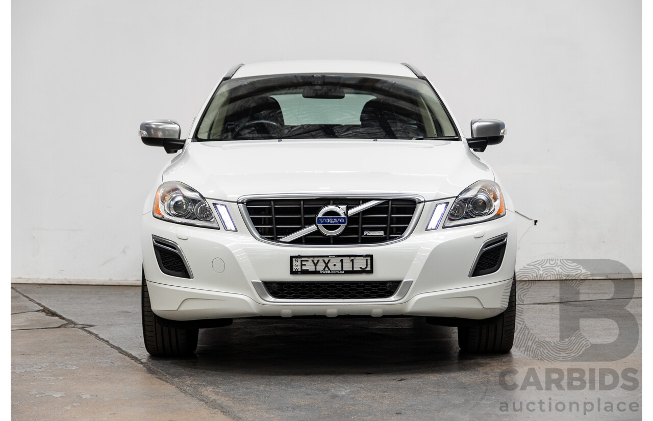 7/2013 Volvo XC60 T6 R-Design DZ MY13 4d Wagon Ice White 3.0L Turbo