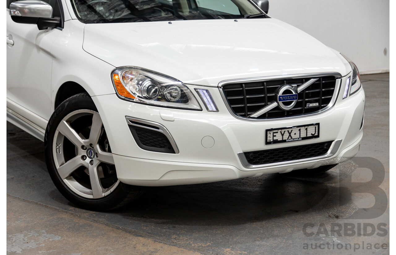 7/2013 Volvo XC60 T6 R-Design DZ MY13 4d Wagon Ice White 3.0L Turbo