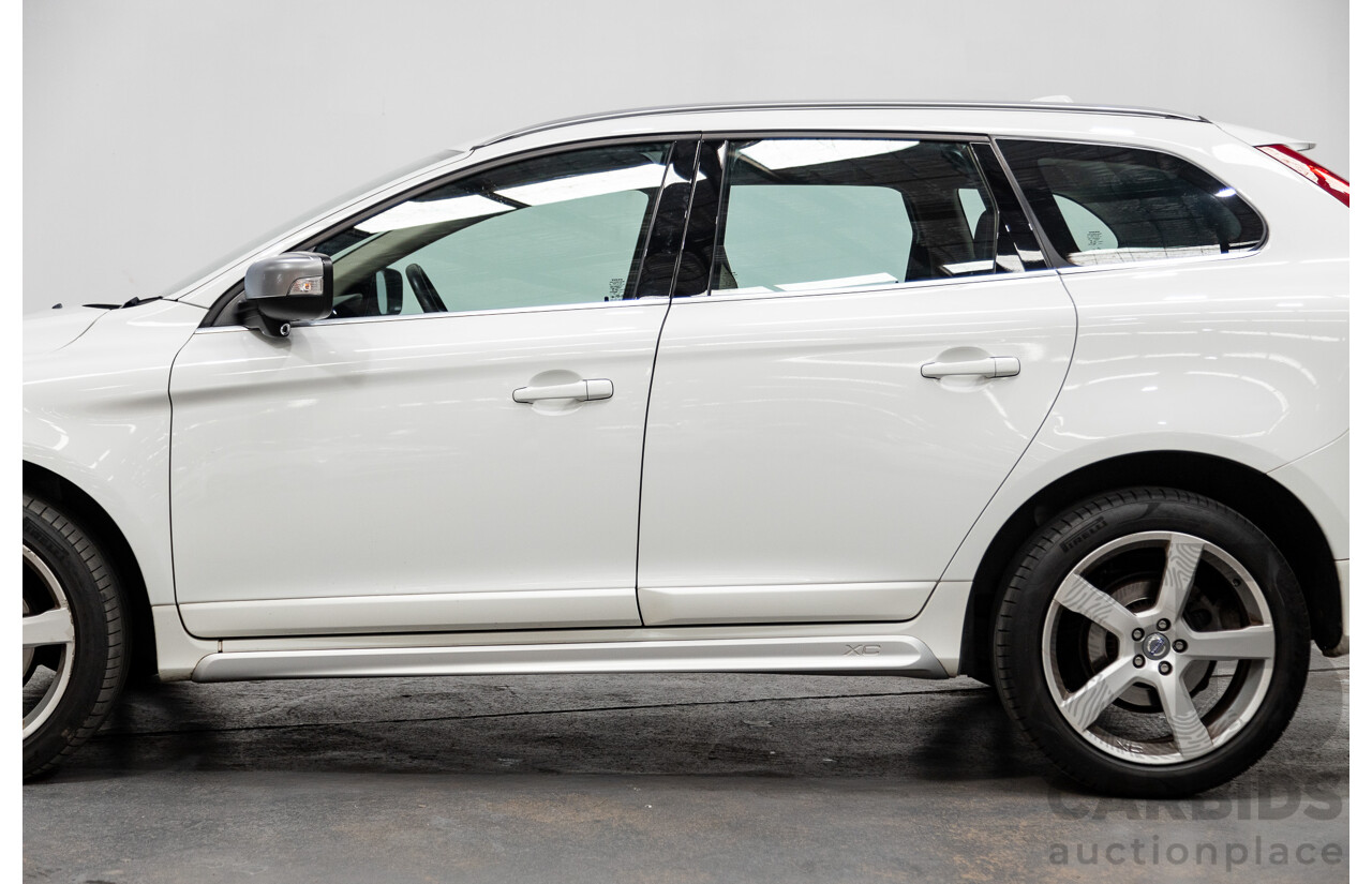 7/2013 Volvo XC60 T6 R-Design DZ MY13 4d Wagon Ice White 3.0L Turbo