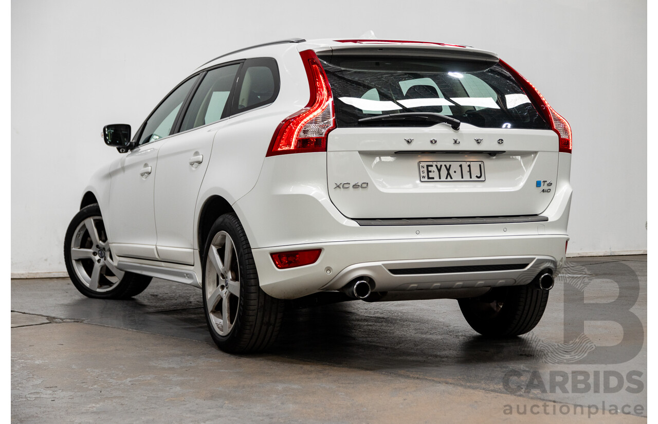 7/2013 Volvo XC60 T6 R-Design DZ MY13 4d Wagon Ice White 3.0L Turbo