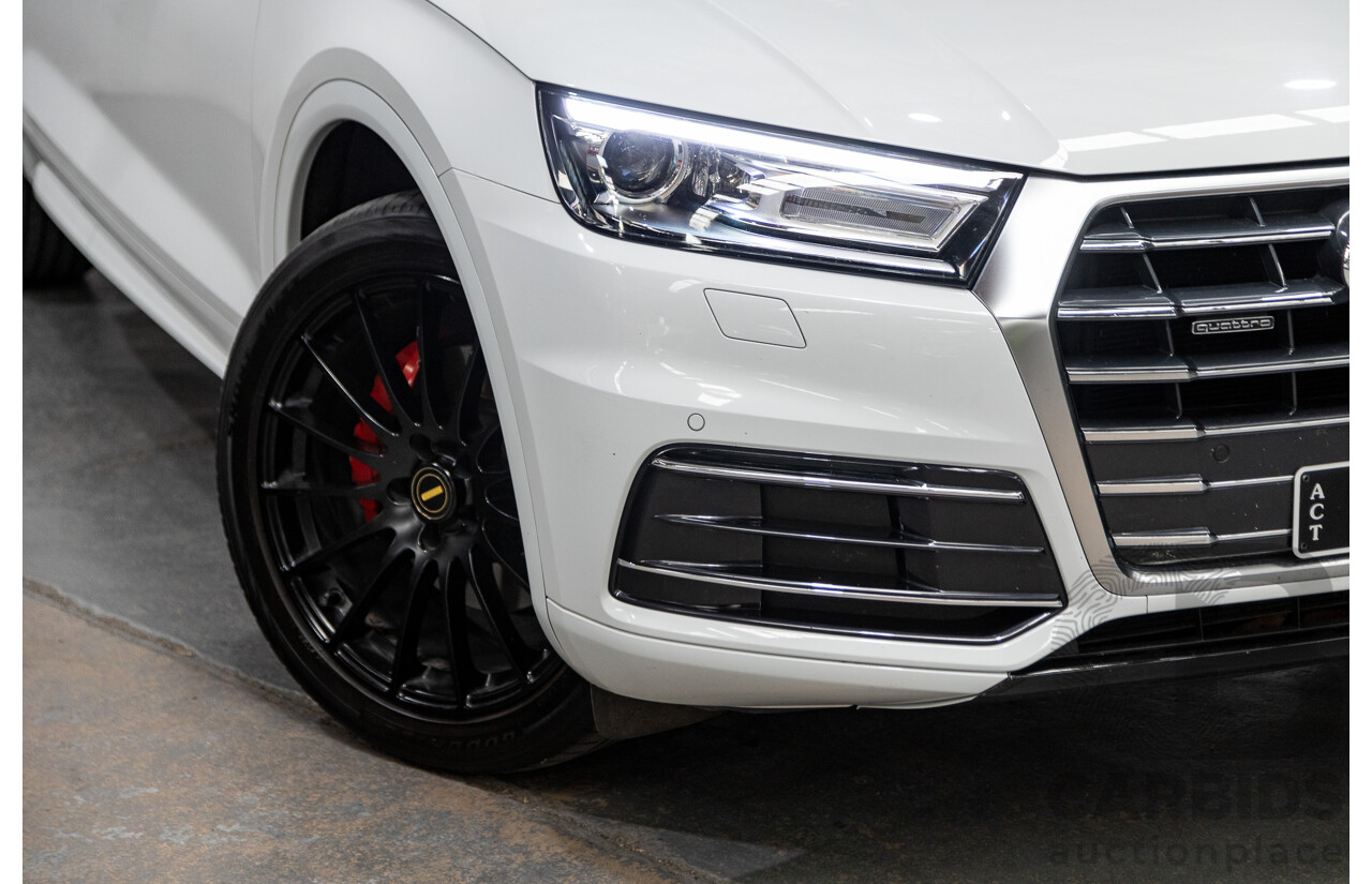 01/2019 Audi Q5 40 TDI QUATTRO DESIGN (AWD) FY MY19 4D Wagon Glacier White Turbo Diesel 2.0L