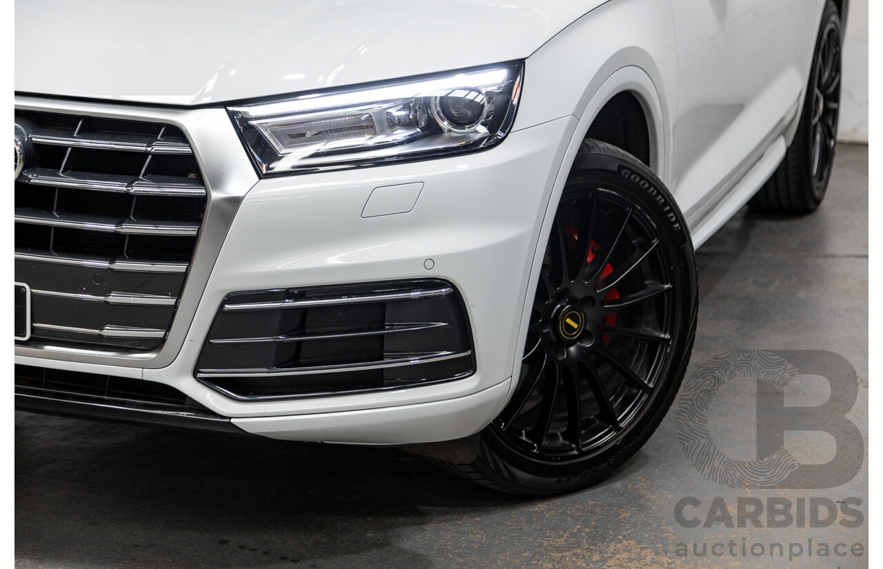 01/2019 Audi Q5 40 TDI QUATTRO DESIGN (AWD) FY MY19 4D Wagon Glacier White Turbo Diesel 2.0L