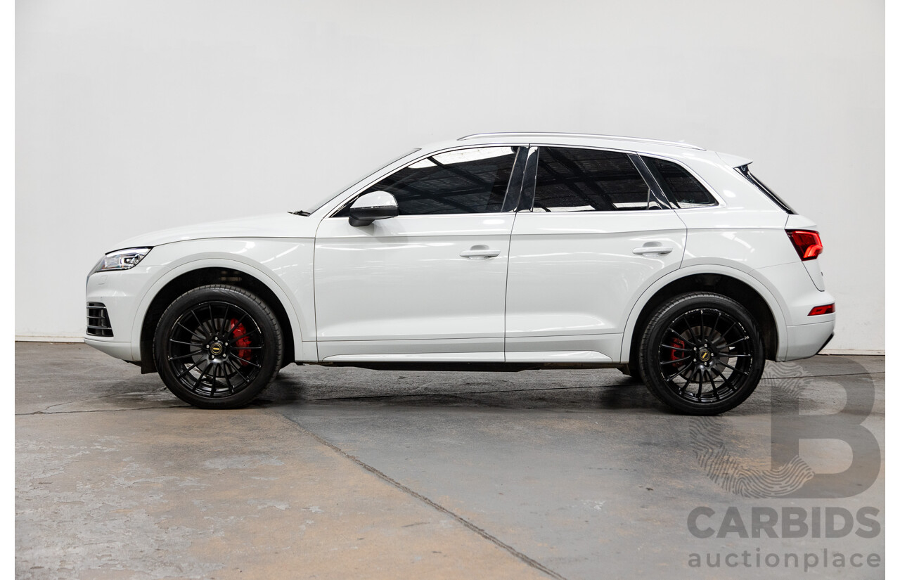 01/2019 Audi Q5 40 TDI QUATTRO DESIGN (AWD) FY MY19 4D Wagon Glacier White Turbo Diesel 2.0L