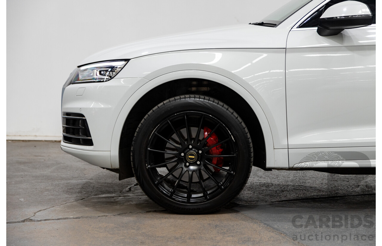 01/2019 Audi Q5 40 TDI QUATTRO DESIGN (AWD) FY MY19 4D Wagon Glacier White Turbo Diesel 2.0L