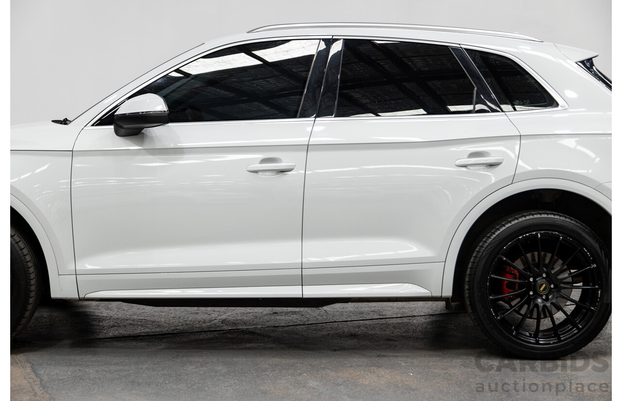01/2019 Audi Q5 40 TDI QUATTRO DESIGN (AWD) FY MY19 4D Wagon Glacier White Turbo Diesel 2.0L