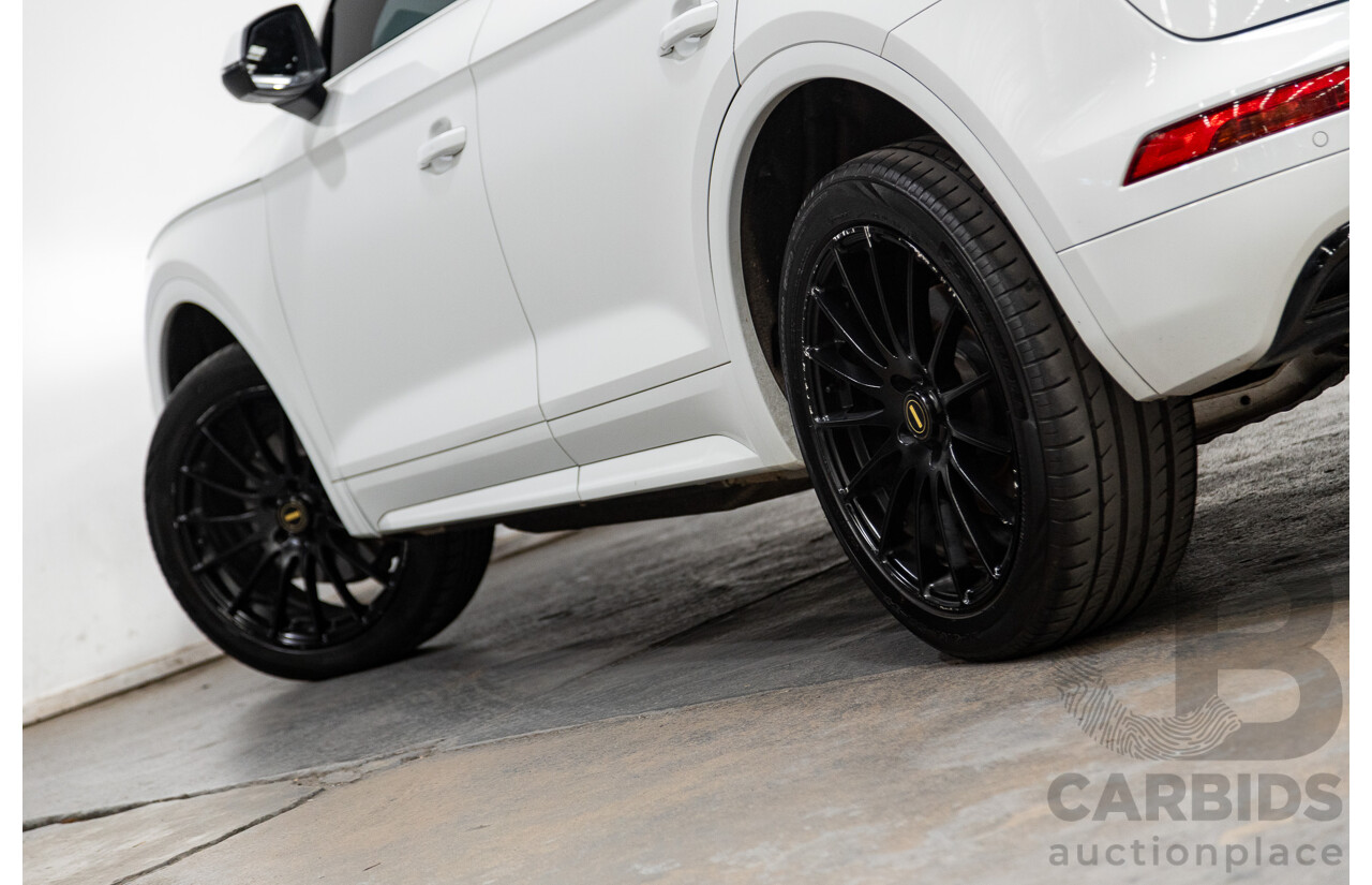 01/2019 Audi Q5 40 TDI QUATTRO DESIGN (AWD) FY MY19 4D Wagon Glacier White Turbo Diesel 2.0L