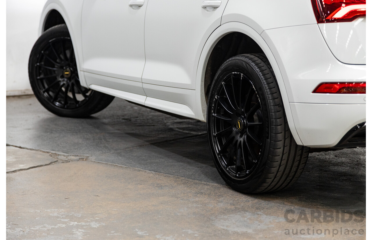 01/2019 Audi Q5 40 TDI QUATTRO DESIGN (AWD) FY MY19 4D Wagon Glacier White Turbo Diesel 2.0L