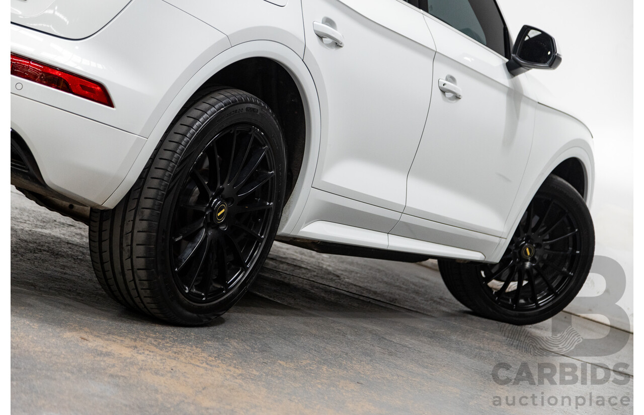 01/2019 Audi Q5 40 TDI QUATTRO DESIGN (AWD) FY MY19 4D Wagon Glacier White Turbo Diesel 2.0L