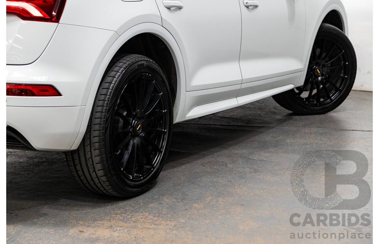 01/2019 Audi Q5 40 TDI QUATTRO DESIGN (AWD) FY MY19 4D Wagon Glacier White Turbo Diesel 2.0L