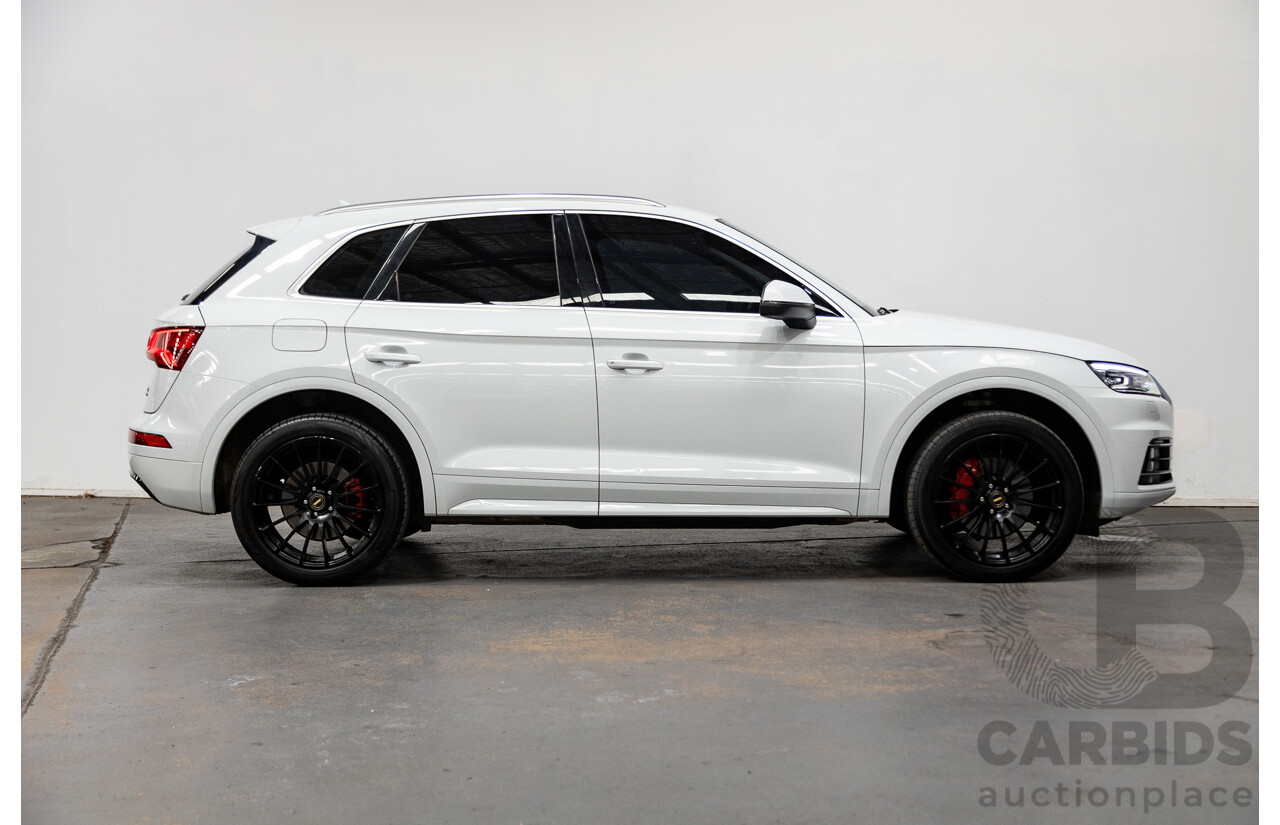 01/2019 Audi Q5 40 TDI QUATTRO DESIGN (AWD) FY MY19 4D Wagon Glacier White Turbo Diesel 2.0L