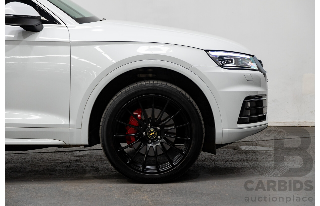 01/2019 Audi Q5 40 TDI QUATTRO DESIGN (AWD) FY MY19 4D Wagon Glacier White Turbo Diesel 2.0L