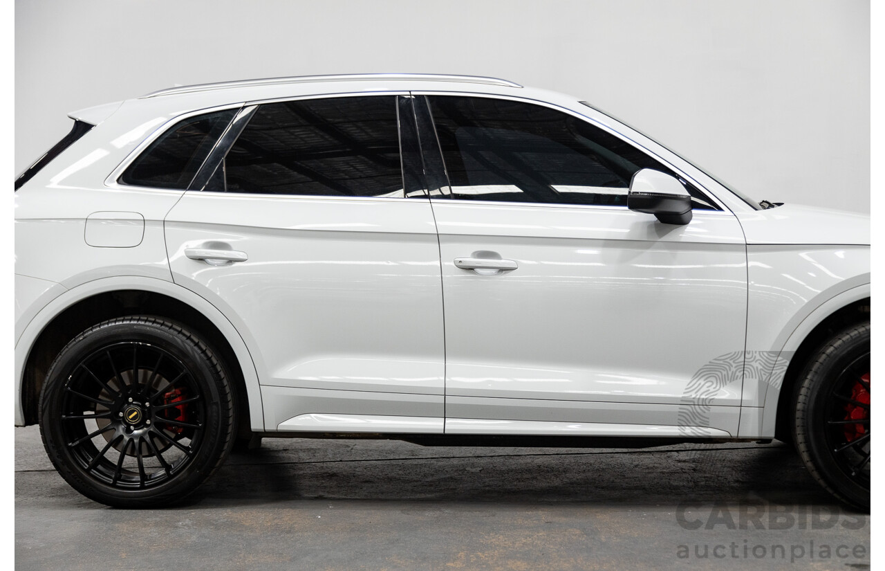 01/2019 Audi Q5 40 TDI QUATTRO DESIGN (AWD) FY MY19 4D Wagon Glacier White Turbo Diesel 2.0L