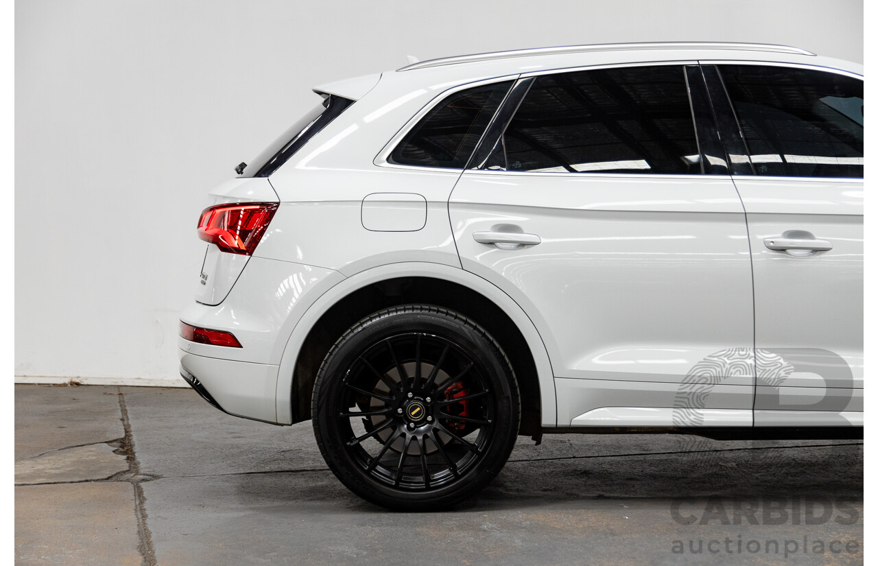 01/2019 Audi Q5 40 TDI QUATTRO DESIGN (AWD) FY MY19 4D Wagon Glacier White Turbo Diesel 2.0L