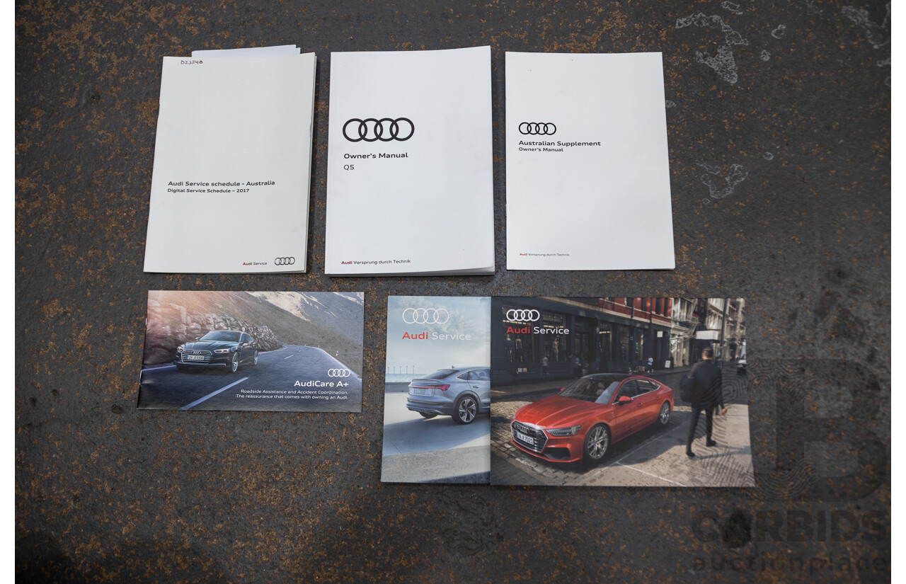 01/2019 Audi Q5 40 TDI QUATTRO DESIGN (AWD) FY MY19 4D Wagon Glacier White Turbo Diesel 2.0L