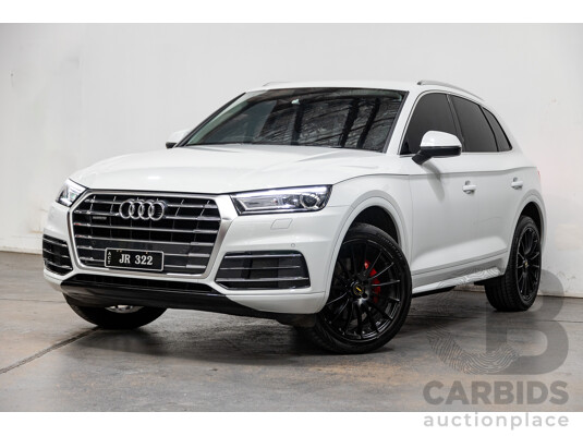 Audi Q5 40 TDI QUATTRO DESIGN (AWD) FY MY19 4D Wagon Glacier White Turbo Diesel 2.0L