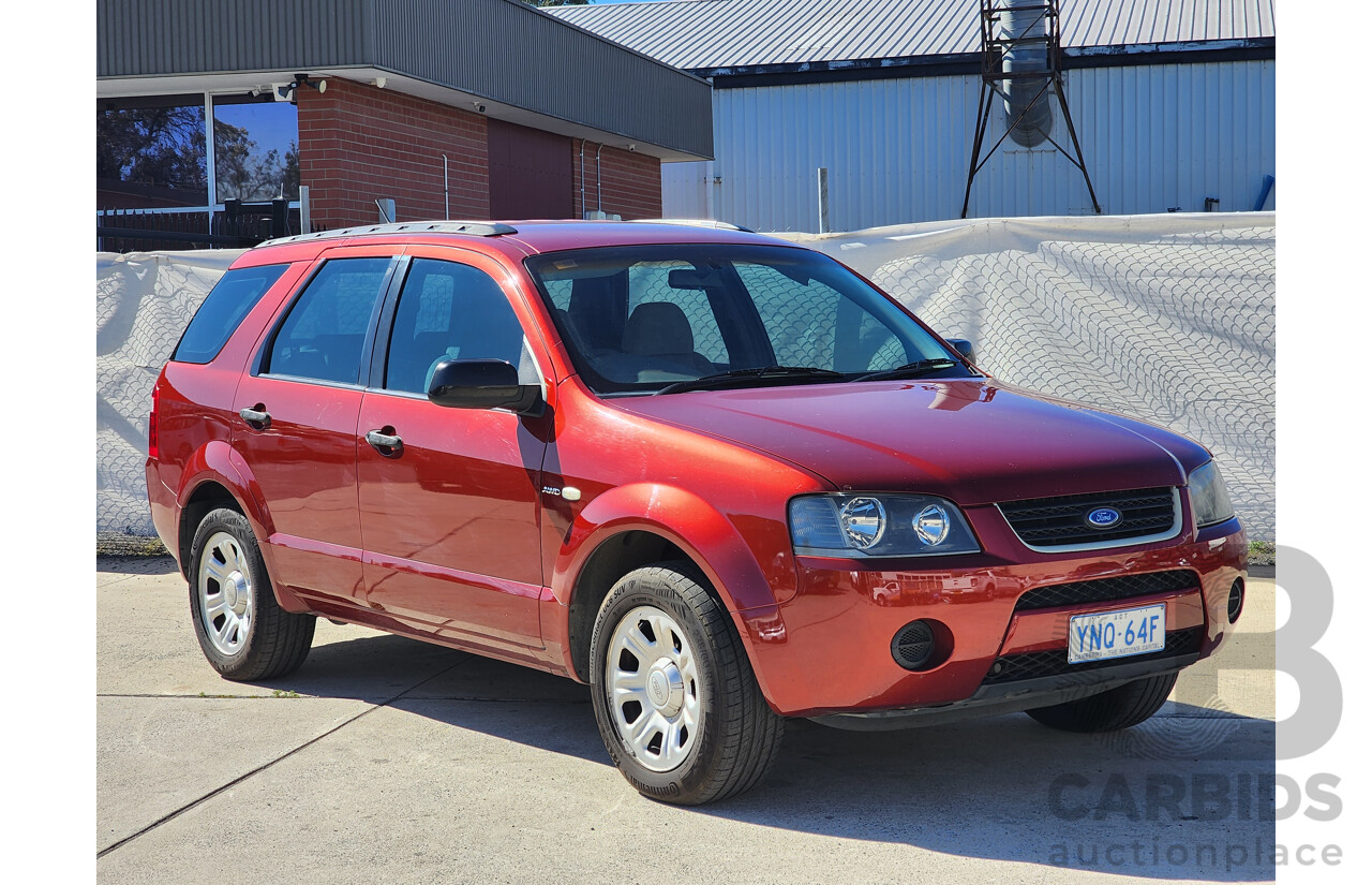 6/2005 Ford Territory TX (4x4) SX 4d Wagon Red 4.0L