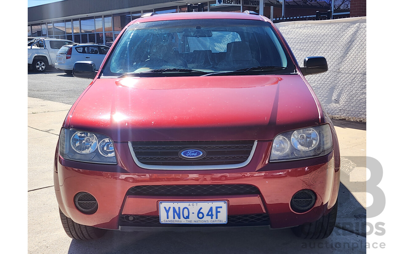 6/2005 Ford Territory TX (4x4) SX 4d Wagon Red 4.0L