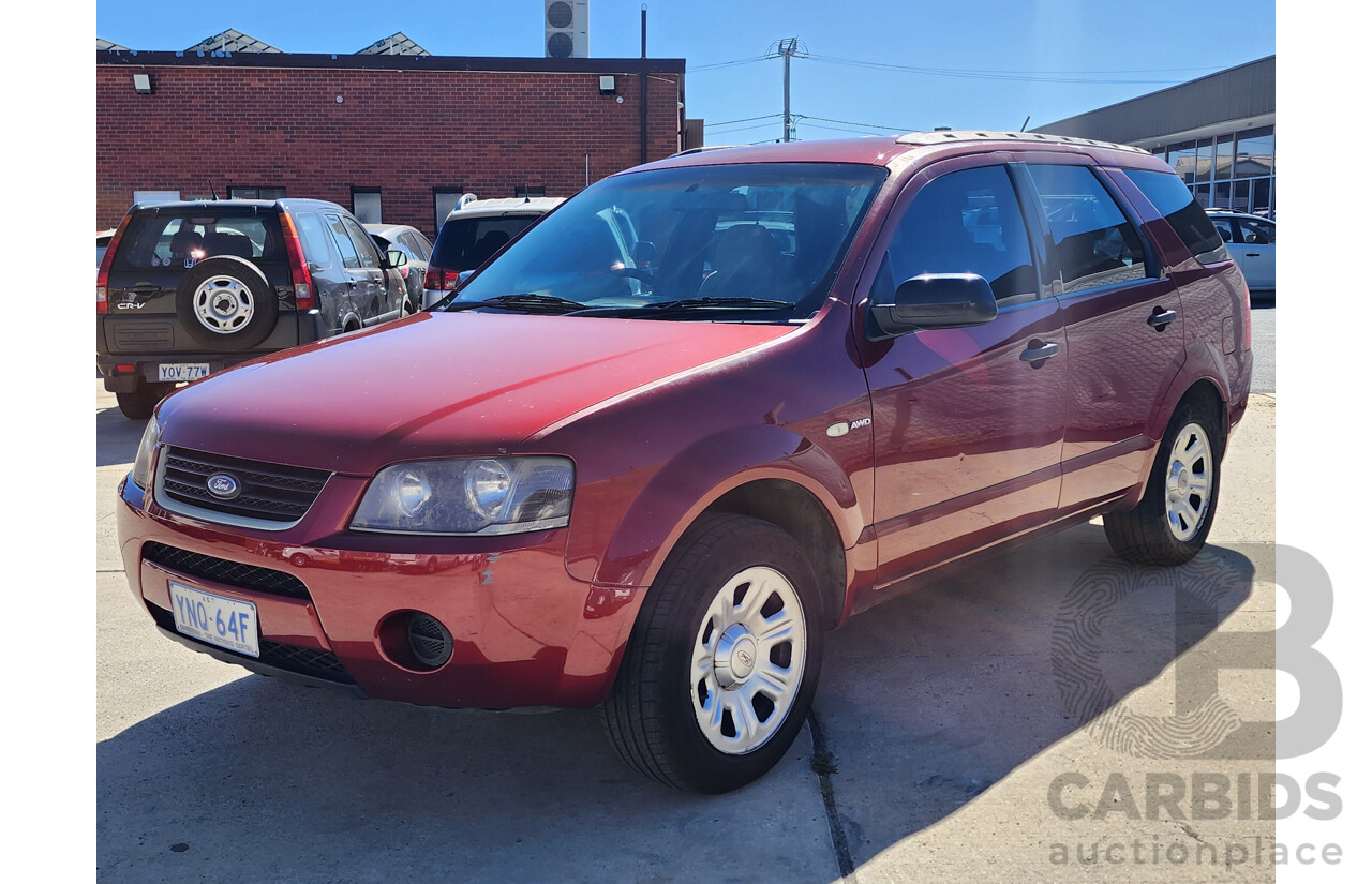 6/2005 Ford Territory TX (4x4) SX 4d Wagon Red 4.0L