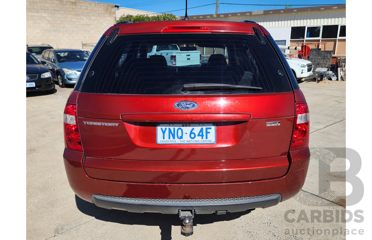 6/2005 Ford Territory TX (4x4) SX 4d Wagon Red 4.0L