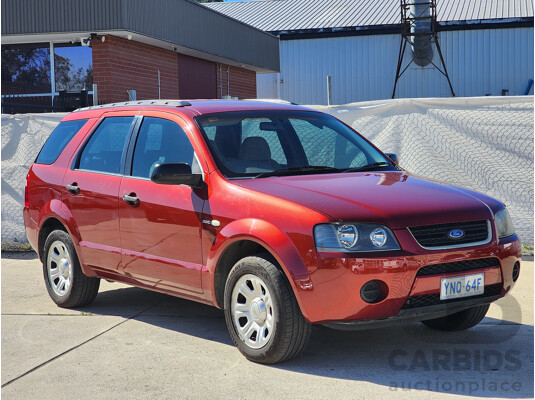 6/2005 Ford Territory TX (4x4) SX 4d Wagon Red 4.0L