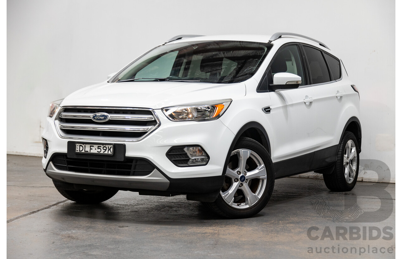 01/2017 Ford Escape TREND ZG 4D Wagon White 1.5L - Turbo