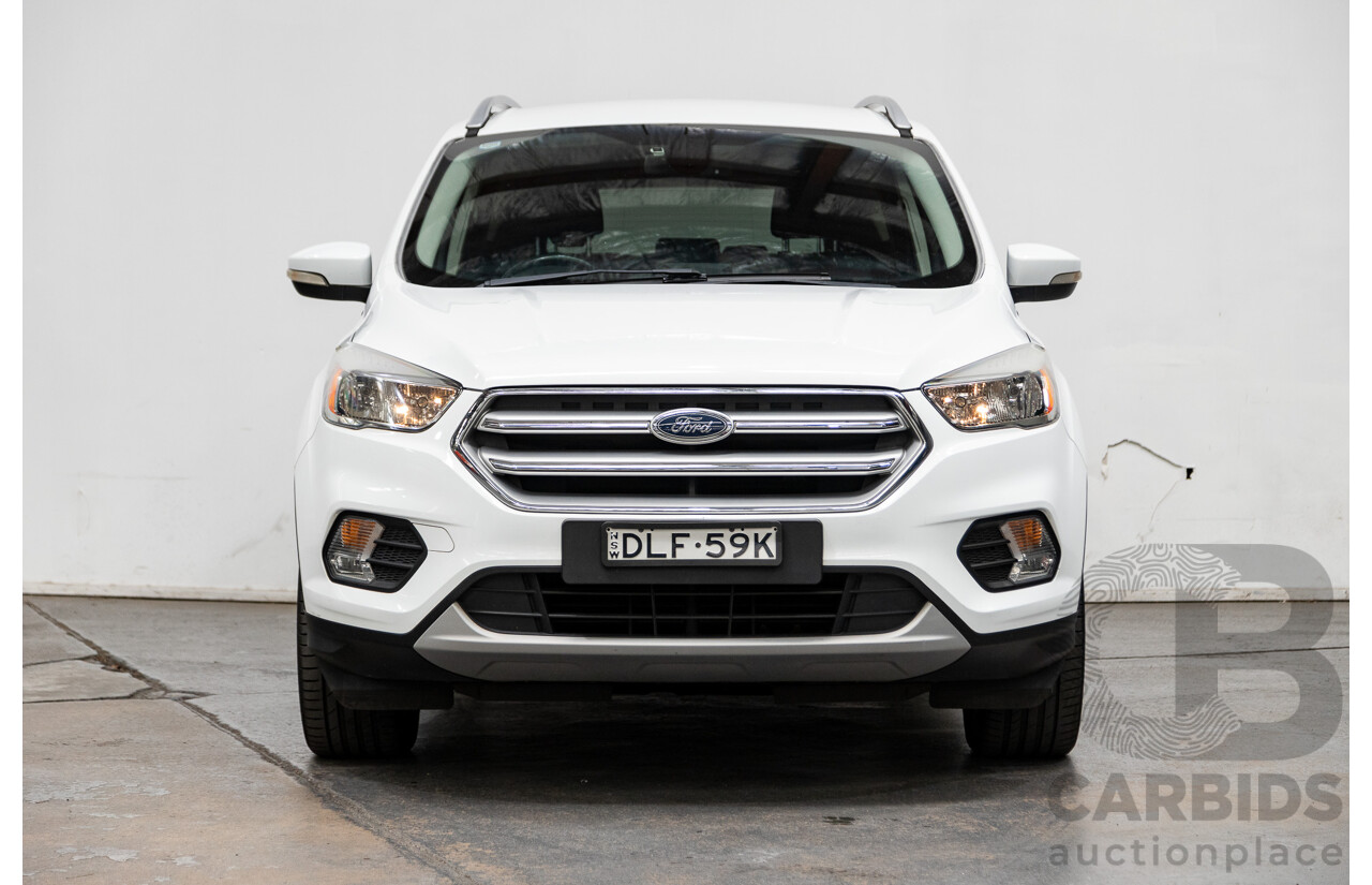 01/2017 Ford Escape TREND ZG 4D Wagon White 1.5L - Turbo