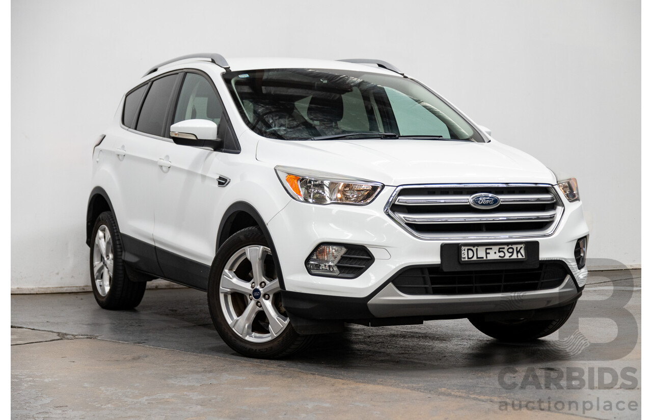 01/2017 Ford Escape TREND ZG 4D Wagon White 1.5L - Turbo