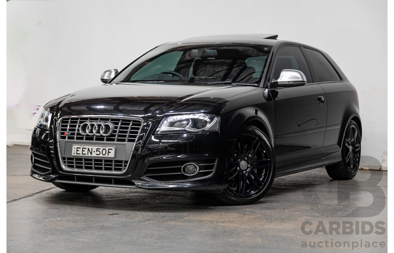 11/2009 Audi S3 (AWD) 8P 3d Hatchback Phantom Black 2.0L