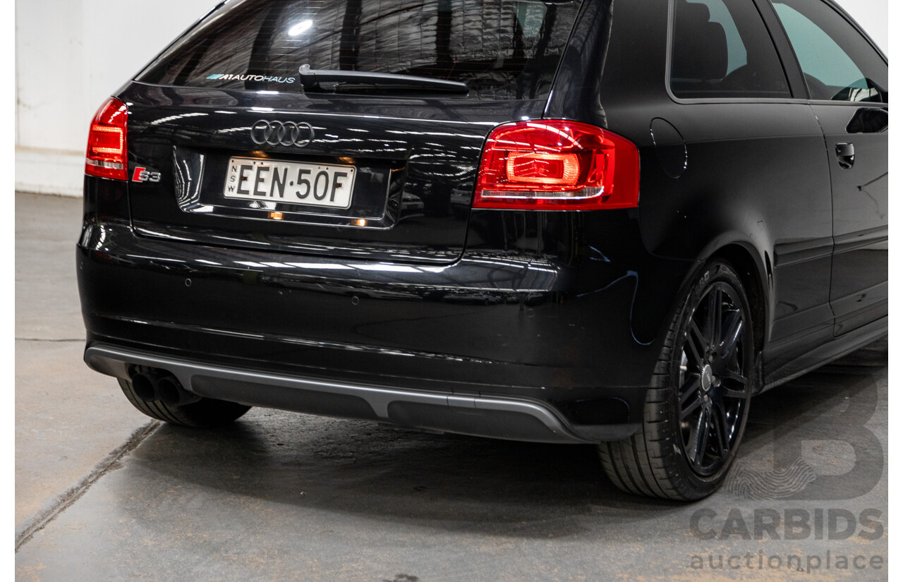 11/2009 Audi S3 (AWD) 8P 3d Hatchback Phantom Black 2.0L