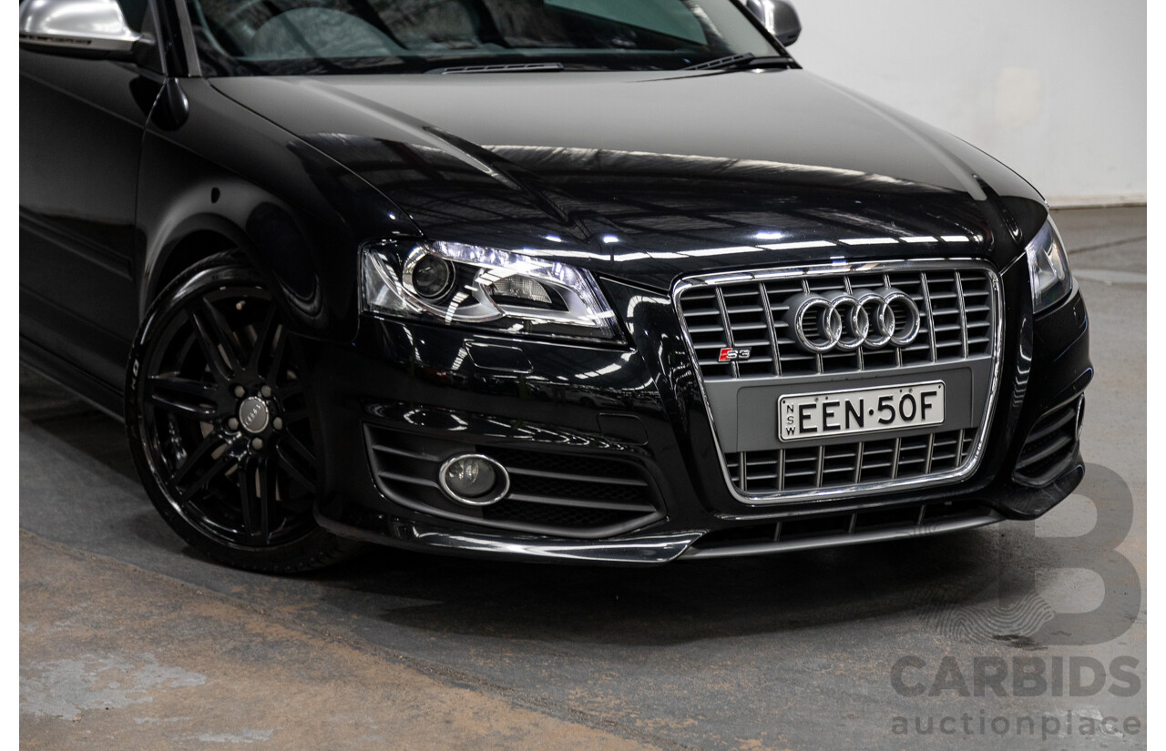 11/2009 Audi S3 (AWD) 8P 3d Hatchback Phantom Black 2.0L