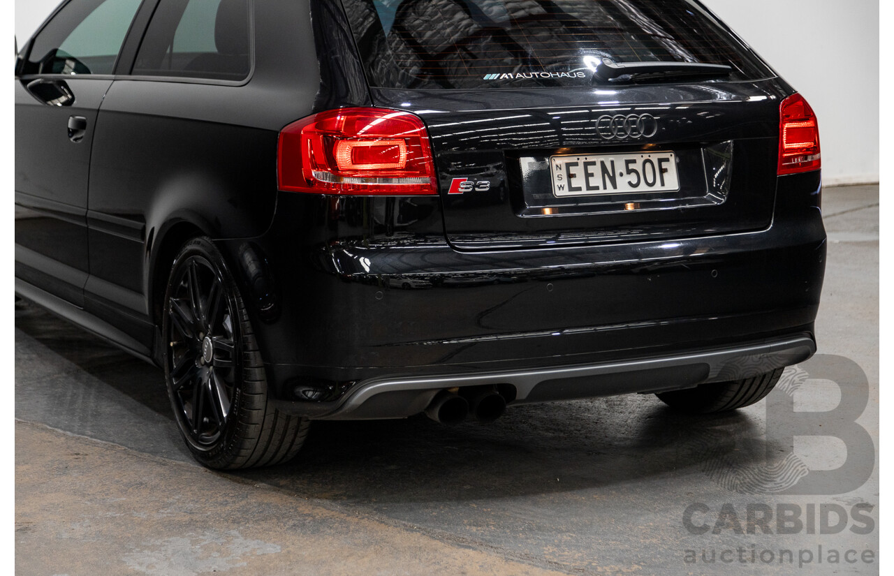 11/2009 Audi S3 (AWD) 8P 3d Hatchback Phantom Black 2.0L