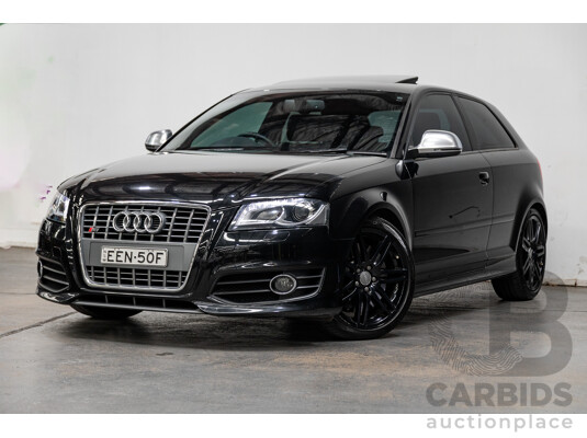 11/2009 Audi S3 (AWD) 8P 3d Hatchback Phantom Black 2.0L