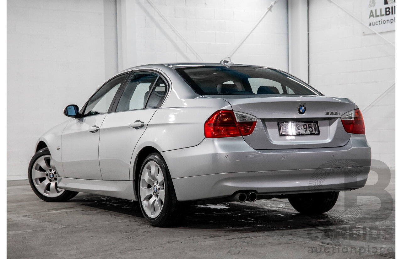 4/2008 BMW 323i E90 MY08 4d Sedan Titanium Silver Metallic 2.5L