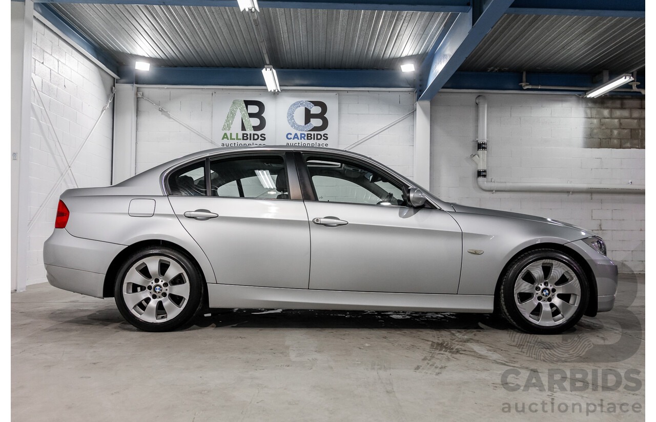 4/2008 BMW 323i E90 MY08 4d Sedan Titanium Silver Metallic 2.5L