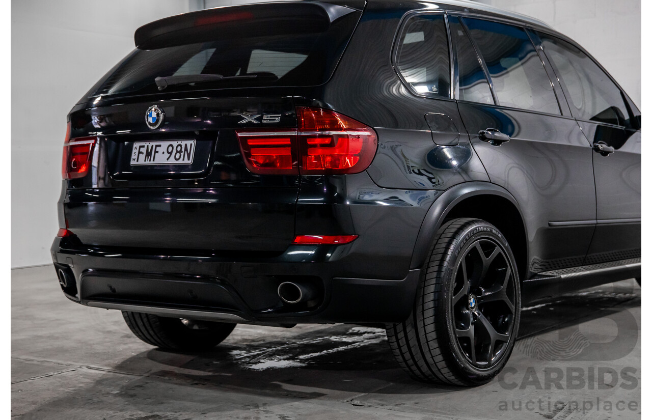 9/2011 BMW X5 Xdrive 40d Sport E70 MY10 4d Wagon Black 3.0L