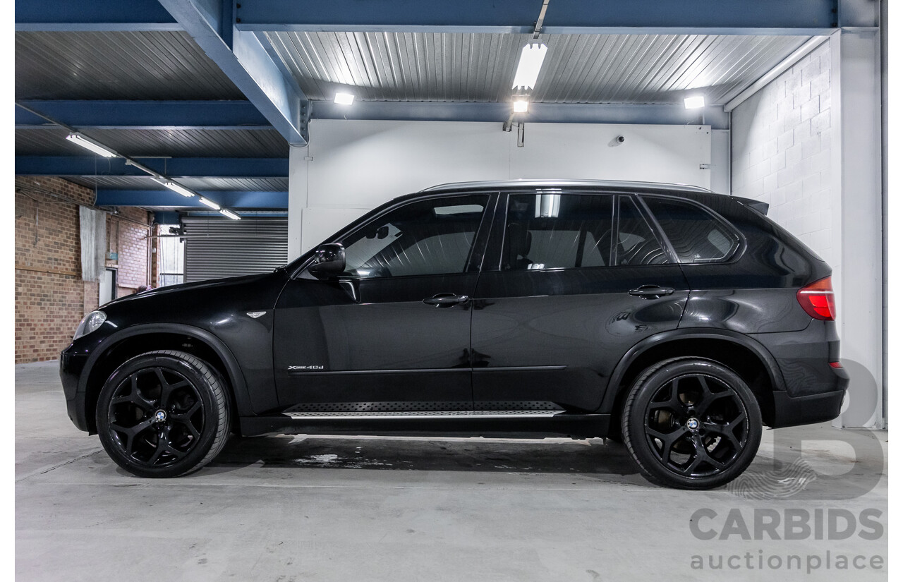 9/2011 BMW X5 Xdrive 40d Sport E70 MY10 4d Wagon Black 3.0L