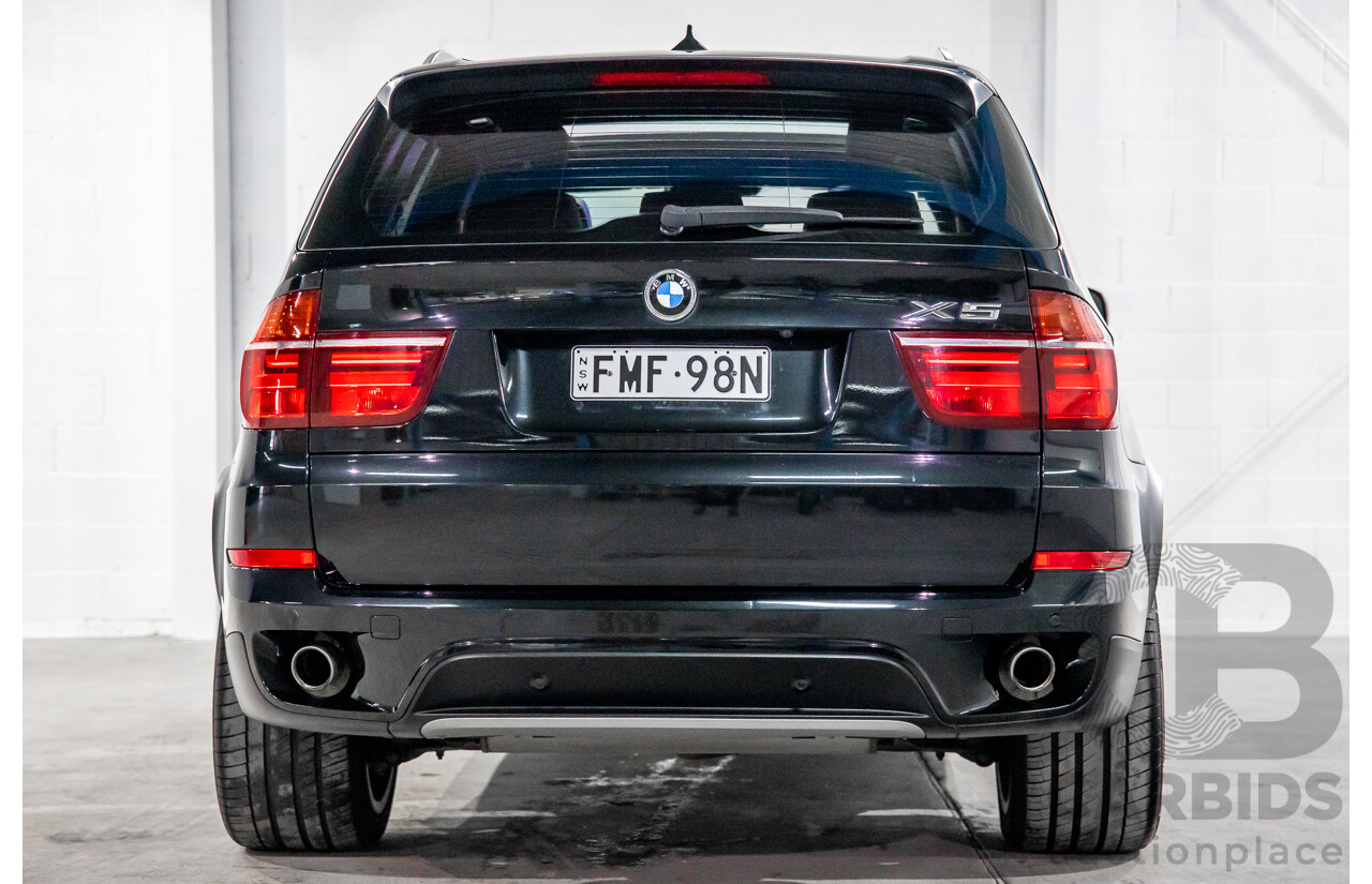 9/2011 BMW X5 Xdrive 40d Sport E70 MY10 4d Wagon Black 3.0L